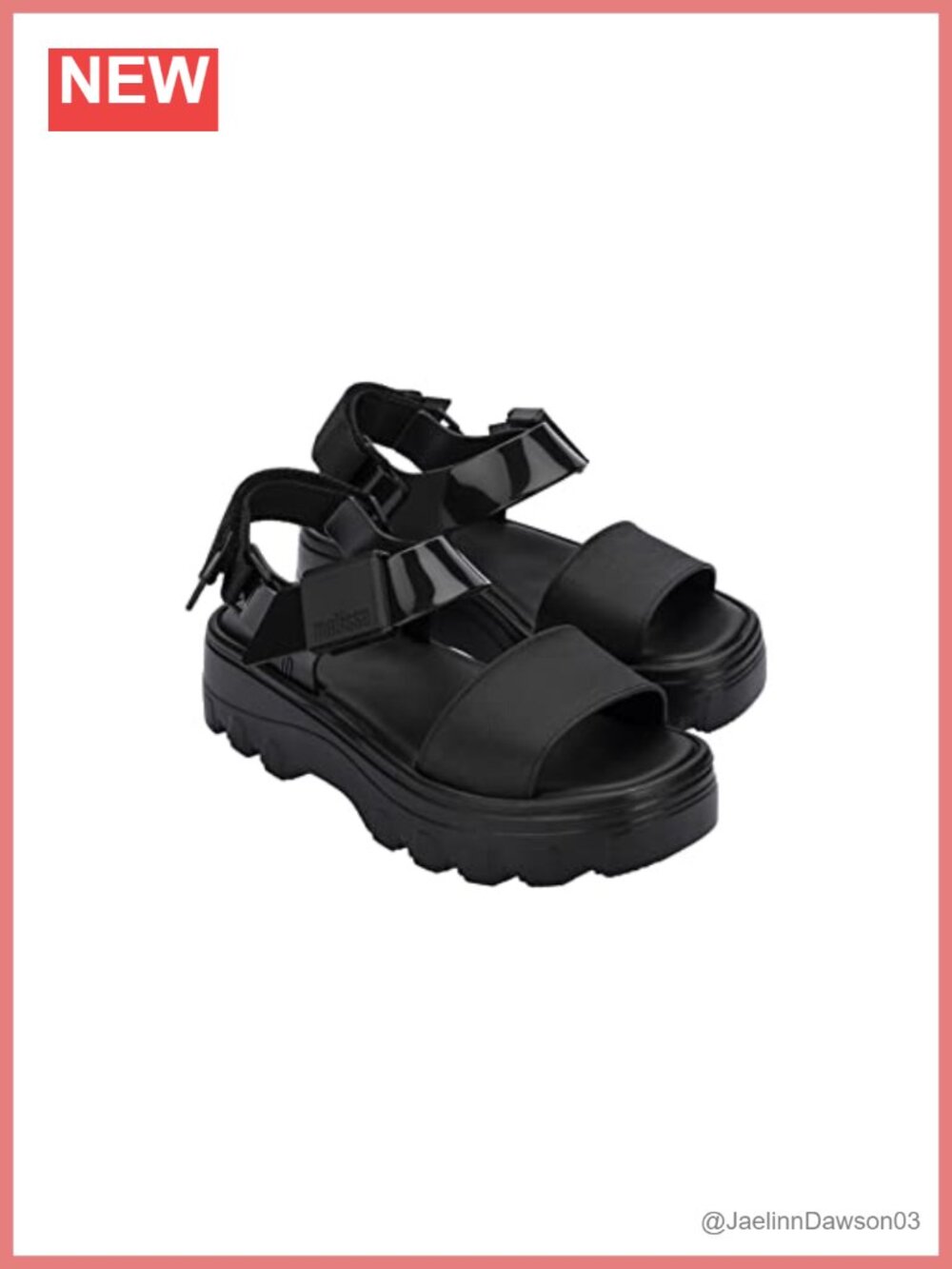Melissa Kick Off Platform Sandals Women's Vegan Chunky Sandal Adjustable Straps